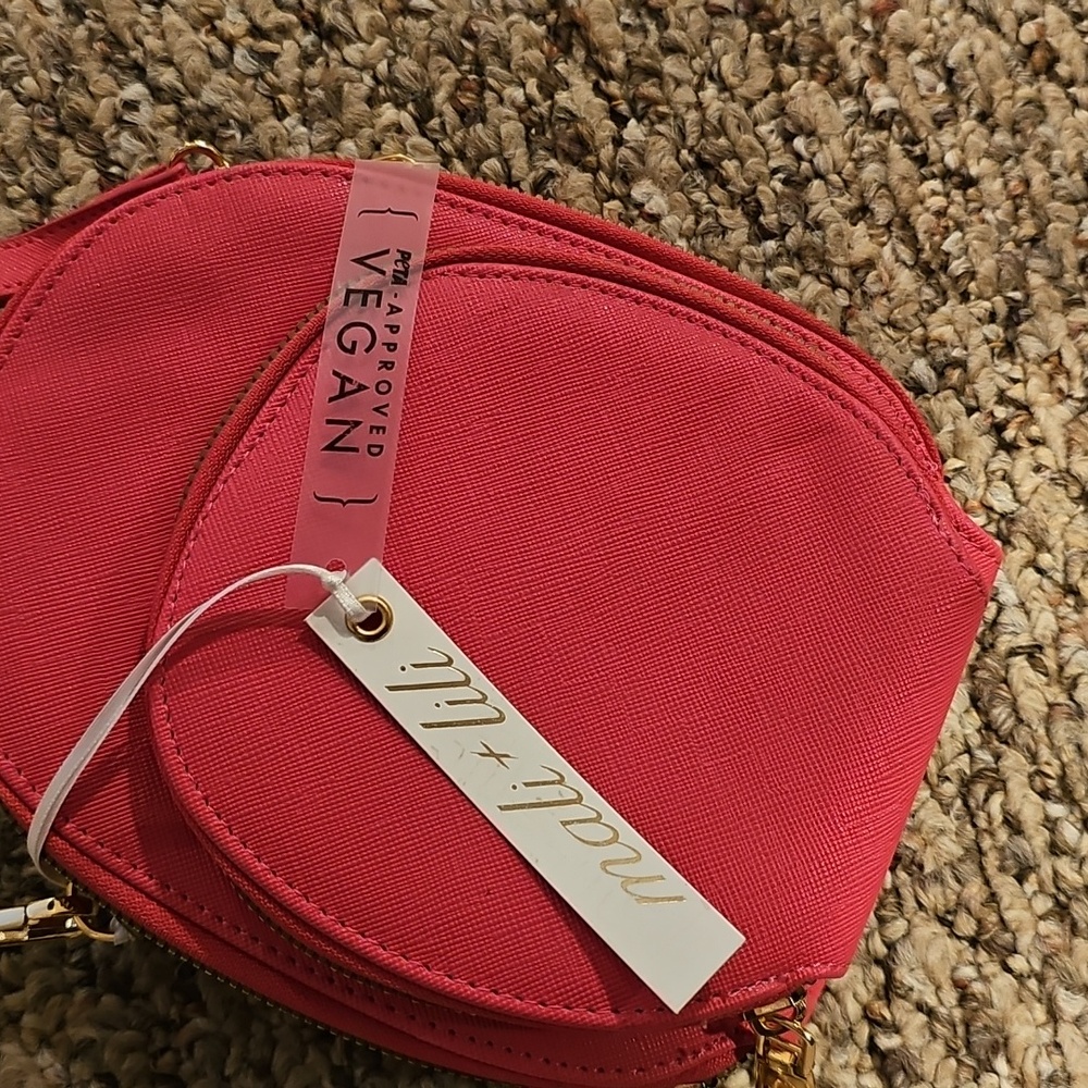 NEW MALI + LILI Stylish Pink Crossbody Bag..free Shipping - Picture 3 of 7